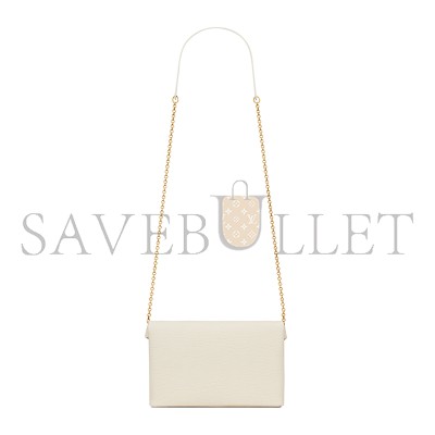 YSL CASSANDRE CHAIN CLUTCH IN LAMBSKIN 819271AACYT9207 (19*12*3cm)